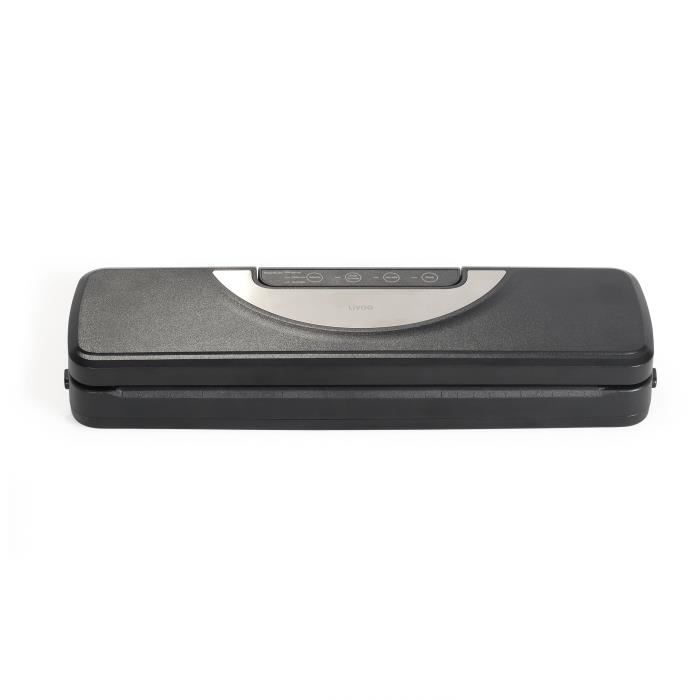 Machine de mise sous vide - LIVOO - DOM504 - 110W - 2 fonctions - 3 modes selon l'aliment - Rouleau de film inclus - Cutter intégré