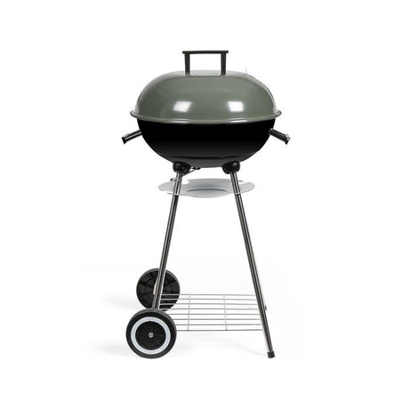 Barbecue a charbon - LIVOO - DOC172K - ř41 cm - Grille en acier chromé - Hauteur 69,5 cm - Poignées - 2 roues crantées
