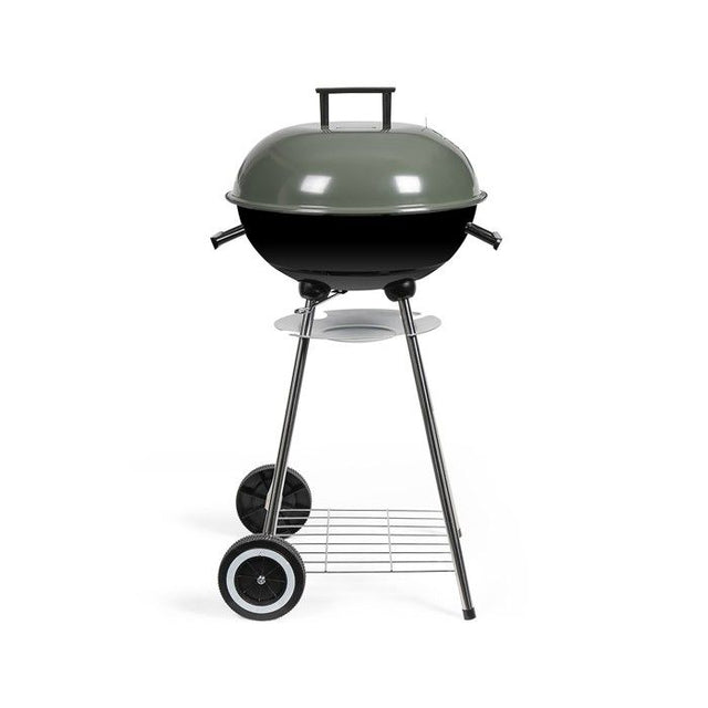 Barbecue a charbon - LIVOO - DOC172K - ř41 cm - Grille en acier chromé - Hauteur 69,5 cm - Poignées - 2 roues crantées