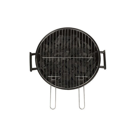 Barbecue a charbon - LIVOO - DOC172K - ř41 cm - Grille en acier chromé - Hauteur 69,5 cm - Poignées - 2 roues crantées