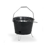 Barbecue a charbon portable - LIVOO - DOC327N - ø27 cm - Grille en acier chromé - Hauteur 24 cm - Pieds pliables - Poignées