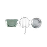 Barbecue a charbon portable - LIVOO - DOC327V - Ř27 cm - Grille en acier chromé - Hauteur 24 cm - Pieds pliables - Poignées