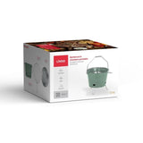 Barbecue a charbon portable - LIVOO - DOC327V - ø27 cm - Grille en acier chromé - Hauteur 24 cm - Pieds pliables - Poignées