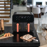 Friteuse sans huile - LIVOO - Livoo x Marmiton - DOC316 - Acier inoxydable - 9 L - 2400 W - 7 programmes - Température ajustable