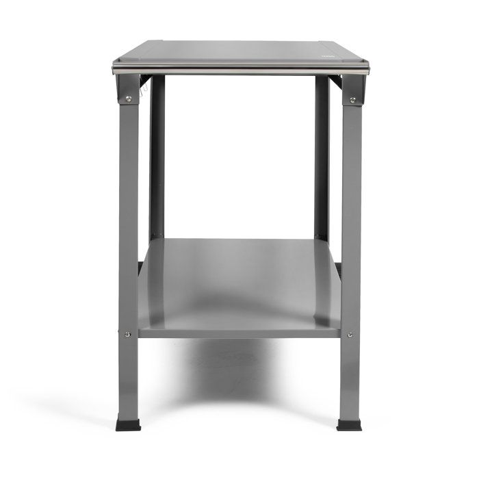 Desserte pour plancha - LIVOO - GS168G - 2 roues crantées ř 14,5 cm - Plateau supérieur 70 x 50 cm - Plateau inférieur 79 x 49 cm