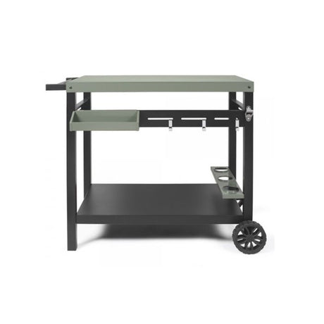 Desserte pour plancha - LIVOO - GS167V - Vert / Noir - 85 x 50 cm