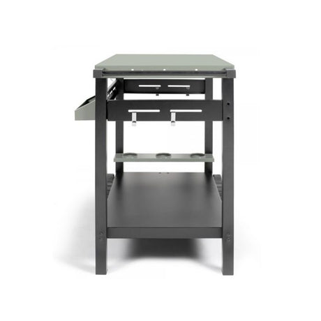 Desserte pour plancha - LIVOO - GS167V - Vert / Noir - 85 x 50 cm