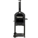 Four a pizza et tarte flambée - LIVOO - DOC331 - Compatible charbon et bois - Hauteur de cuisson 94 cm - Thermometre intégré
