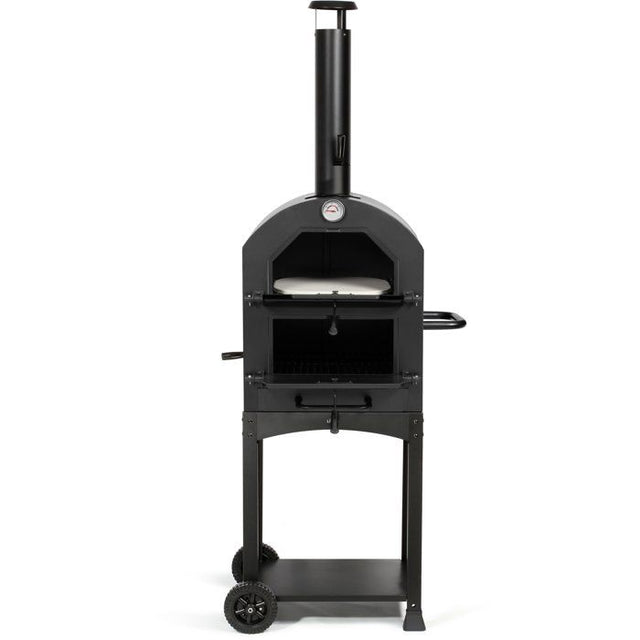 Four a pizza et tarte flambée - LIVOO - DOC331 - Compatible charbon et bois - Hauteur de cuisson 94 cm - Thermometre intégré
