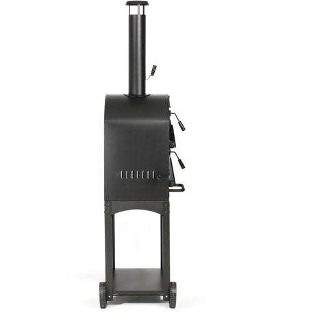 Four a pizza et tarte flambée - LIVOO - DOC331 - Compatible charbon et bois - Hauteur de cuisson 94 cm - Thermometre intégré