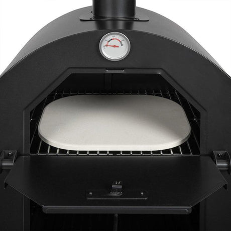 Four a pizza et tarte flambée - LIVOO - DOC331 - Compatible charbon et bois - Hauteur de cuisson 94 cm - Thermometre intégré