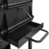 Four a pizza et tarte flambée - LIVOO - DOC331 - Compatible charbon et bois - Hauteur de cuisson 94 cm - Thermometre intégré