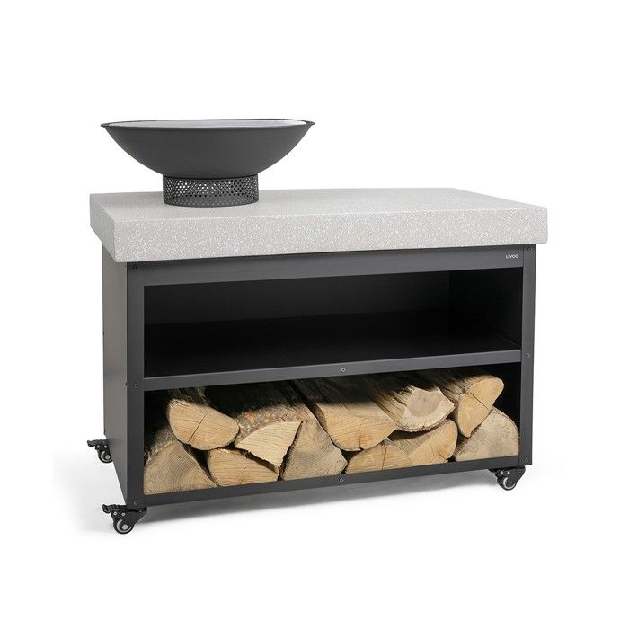 Brasero barbecue sur desserte - LIVOO - DOC329 -