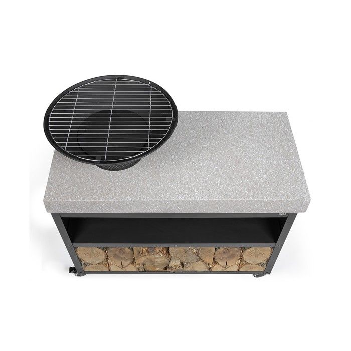 Brasero barbecue sur desserte - LIVOO - DOC329 -