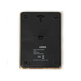 Balance de cuisine électronique - LIVOO - DOM492 - Plateau acacia - Max. 5 kg - 4 unités de mesure - Ecran LCD