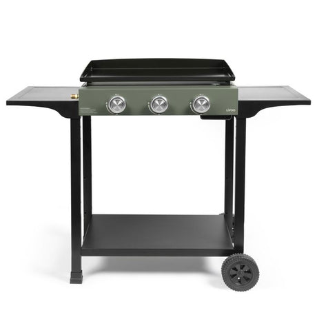 Plancha gaz - LIVOO - 7500w - Plaque acier émaillé - 62x34,5cm - DOC326