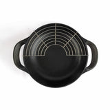 Wok électrique - LIVOO - DOC128N - 1500W - 4L, 6 personnes - Ø33 cm - Revetement antiadhésif - Thermostat réglable et amovible