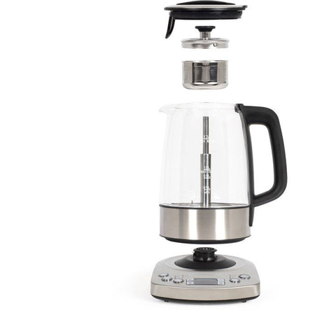 Bouilloire automatique - LIVOO - DOD209 - 2200 W - 1,7 L - 3 modes d'infusion préréglés - Verre / Acier inoxydable
