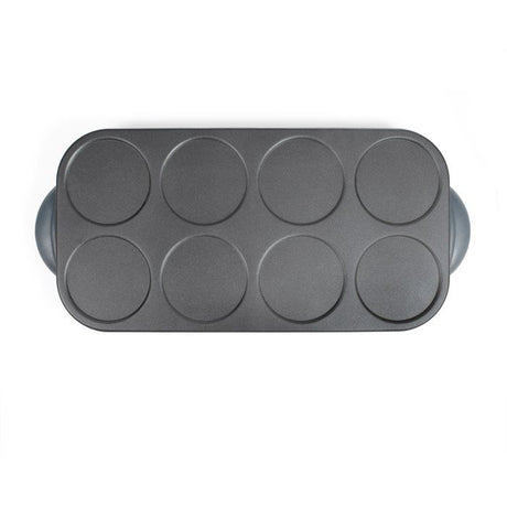 Maxi crepes party - LIVOO - DOC186G - 1500 W - 8 mini crepes Ř 12 cm - Revetement antiadhésif - Noir