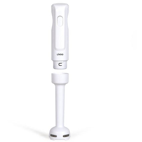 Mixeur plongeant - LIVOO - 300 W - 2 lames en acier inoxydable - 1 vitesse - 19 000 tours / min - Blanc