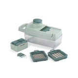 Mandoline multifonction - LIVOO - MEN435 - 8 lames acier inoxydable - Bac de récupération 1,5 L - Compatible lave-vaisselle