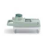 Mandoline multifonction - LIVOO - MEN435 - 8 lames acier inoxydable - Bac de récupération 1,5 L - Compatible lave-vaisselle