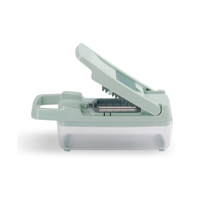 Mandoline multifonction - LIVOO - MEN435 - 8 lames acier inoxydable - Bac de récupération 1,5 L - Compatible lave-vaisselle