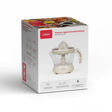 Presse-agrumes électrique - LIVOO - DOD131C - 25 W - 1 grand cône et 1 petit cône - 700 ml - Blanc cassé