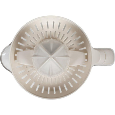 Presse-agrumes électrique - LIVOO - DOD131C - 25 W - 1 grand cône et 1 petit cône - 700 ml - Blanc cassé