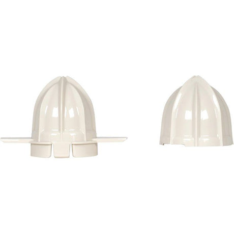 Presse-agrumes électrique - LIVOO - DOD131C - 25 W - 1 grand cône et 1 petit cône - 700 ml - Blanc cassé