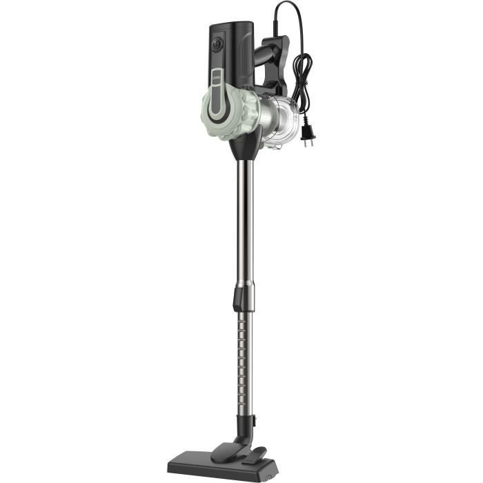 Aspirateur Balai Filaire - LIVOO DOH142V - 600 W - 12 kPa - 82 dB - Cyclonique - 0,55 L - Vert