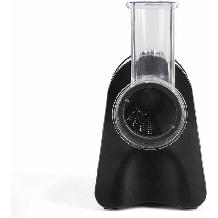 Râpe électrique multifonctions LIVOO DOP192 - Noir et gris - 4 cônes interchangeables