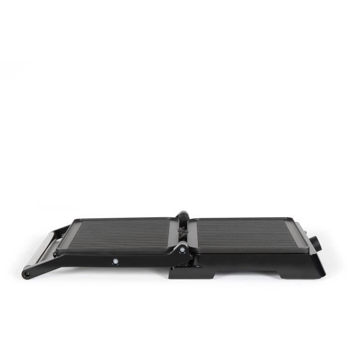 Grill viande et panini - LIVOO - DOC223 - 2200W - 2 plaques - Antiadhésif - Surface de cuisson de 29 x 23 cm - Témoins lumineux