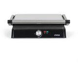 Grill viande et panini - LIVOO - DOC223 - 2200W - 2 plaques - Antiadhésif - Surface de cuisson de 29 x 23 cm - Témoins lumineux