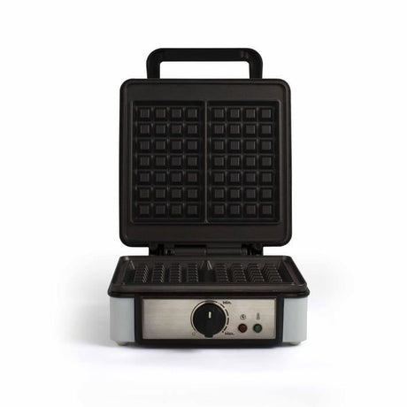 Gaufrier avec thermostat ajustable - LIVOO - DOP206 - 1200W - 2 gaufres - Antiadhésif - Surface 14,5 x 17,5 cm - Témoins lumineux