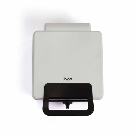 Gaufrier avec thermostat ajustable - LIVOO - DOP206 - 1200W - 2 gaufres - Antiadhésif - Surface 14,5 x 17,5 cm - Témoins lumineux