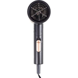 Seche-cheveux ionique - LIVOO - DOS173 - 1600 W - 3 températures - Pliable - Concentrateur d'air - Noir / Rose