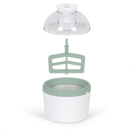 Sorbetiere - LIVOO - DOM461 - 12W - 1L - Cuve aluminium - Pâle de mélange, moule pour 7 glaces, 7 bâtonnets inclus