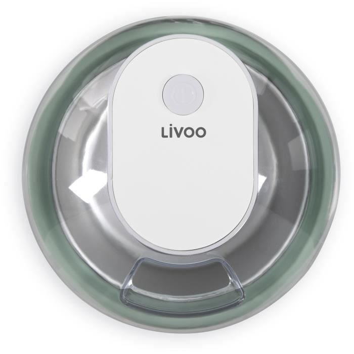 Sorbetiere - LIVOO - DOM461 - 12W - 1L - Cuve aluminium - Pâle de mélange, moule pour 7 glaces, 7 bâtonnets inclus