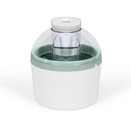 Sorbetiere - LIVOO - DOM461 - 12W - 1L - Cuve aluminium - Pâle de mélange, moule pour 7 glaces, 7 bâtonnets inclus