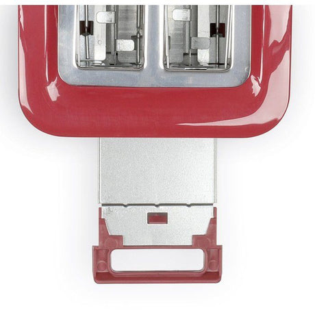 Grille-pain 2 fentes - LIVOO - DOD162RC - 750 W - Thermostat réglable : 7 niveaux - Rouge
