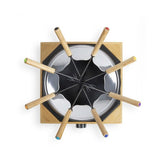 Appareil a fondue électrique - LIVOO - DOC287 - 800W - 2L - 8 personnes - Thermostat ajustable - Caquelon antiadhésif sans PFAS