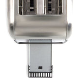 Grille-pain 2 fentes - LIVOO - DOD196 - 850 W - Thermostat réglable : 7 niveaux - Acier inoxydable