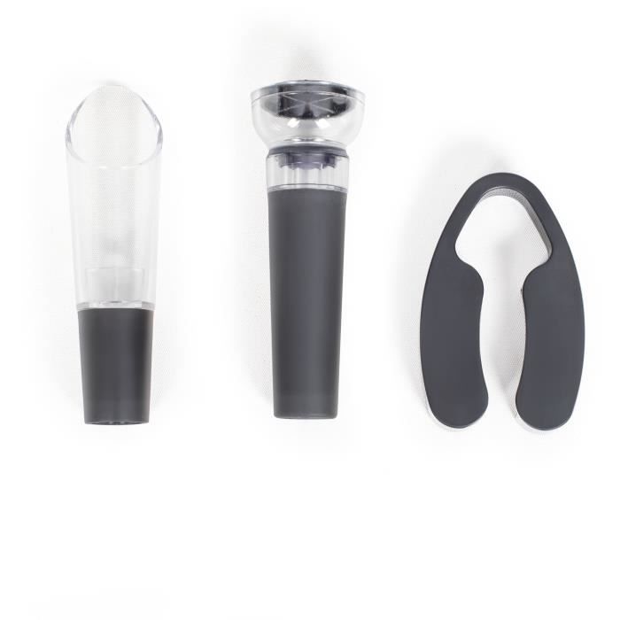 Set a vin électrique rechargeable - LIVOO - GS159 - Universel - 5 accessoires - Fonctionne par pression - Capacité 30 bouteilles