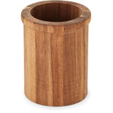 Set de 4 ustensiles - LIVOO - MES153 - Pot et ustensiles acacia FSC - En silicone 31 cm - Pot 15 x 12 cm