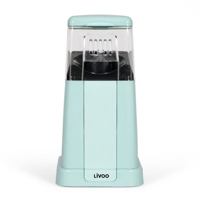 Popcorn machine - LIVOO - DOM497 - 1200W - Up to 100 g of grains - Blue