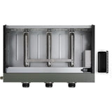 Plancha gaz - LIVOO - DOC324 - 67 x 47 x 24 cm -3 brûleurs - Vert / Noir