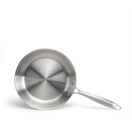Poele Acier inoxydable 18/10 Triply Brigade 24 cm - LIVOO - MEP158 - Tous feux dont induction - Made in France