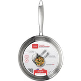 Casserole en acier inoxydable 18/10 Brigade 20 cm - LIVOO - MEP161 - Acier inox. Triply - Tous feux dont induction - Made in France