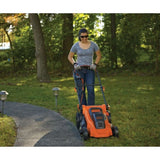 Tondeuse électrique filaire - BLACK+DECKER - LM2000-QS - 2000W - 48cm de coupe - Mulching, éjection latérale ou bac 50L